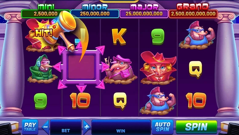 An Image showcasing sticky wilds locking on the reels with beanstalk animations