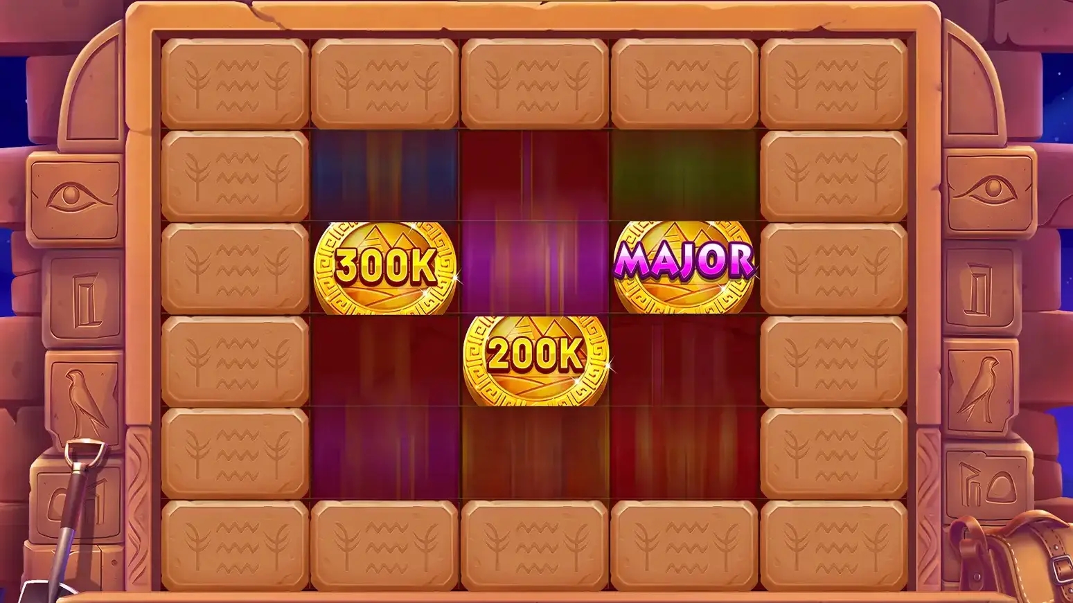 An Image of Lock & Respin feature in action